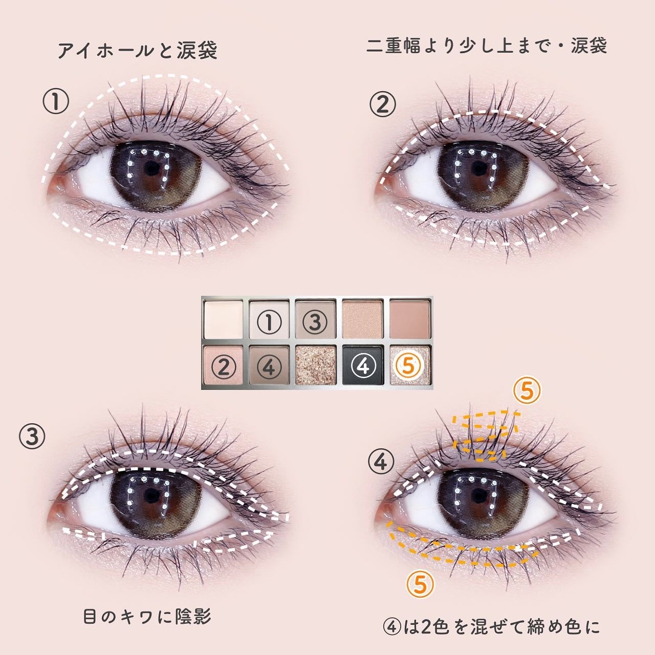 ニューデップスアイシャドウパレット/hince/アイシャドウパレットを使ったクチコミ(6枚目)