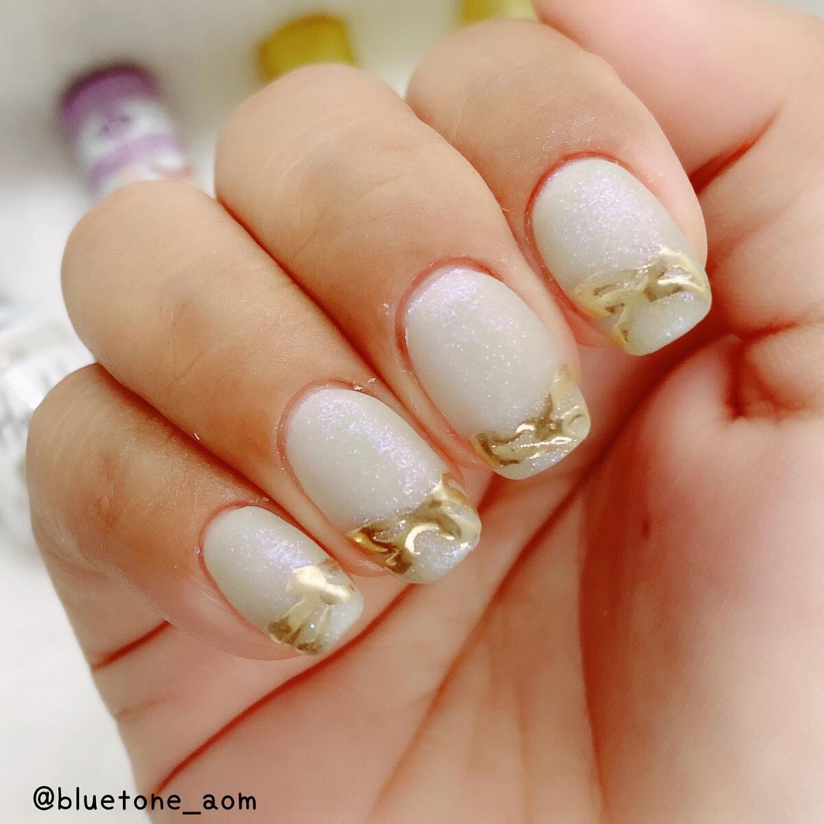 ジェルネイル(ライト対応)/セリア/ジェルネイルを使ったクチコミ(4枚目)