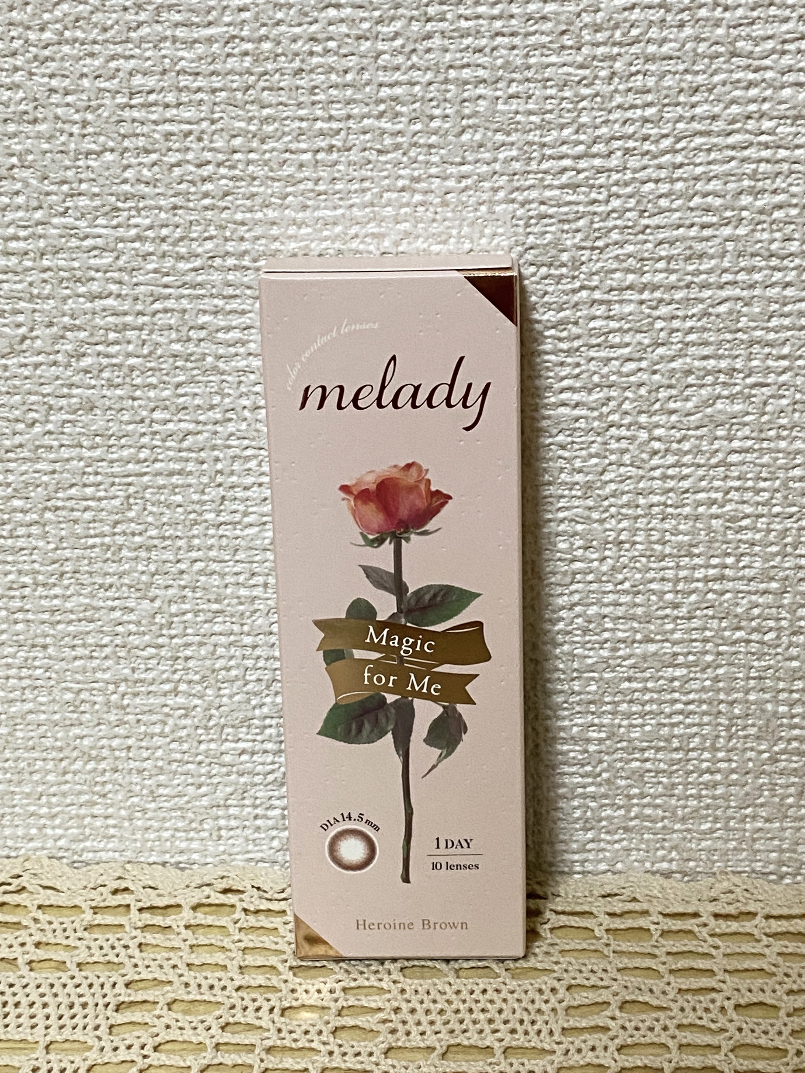 melady 1day ヒロインブラウン/melady/ワンデー（１DAY）カラコンを使ったクチコミ（1枚目）
