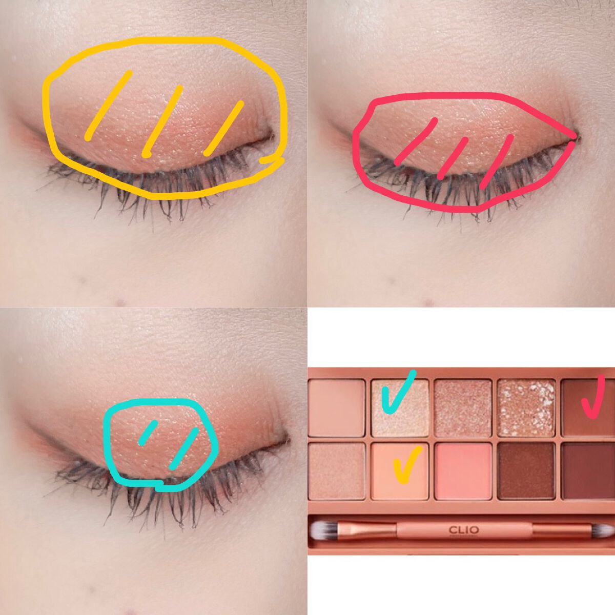 プロ アイ パレット/CLIO/アイシャドウパレットを使ったクチコミ(2枚目)