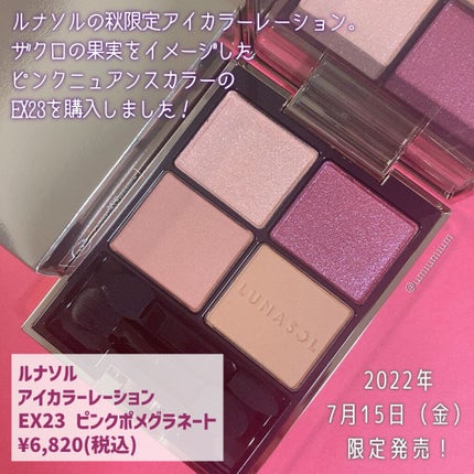 アイカラーレーション/LUNASOL/アイシャドウパレットを使ったクチコミ(2枚目)