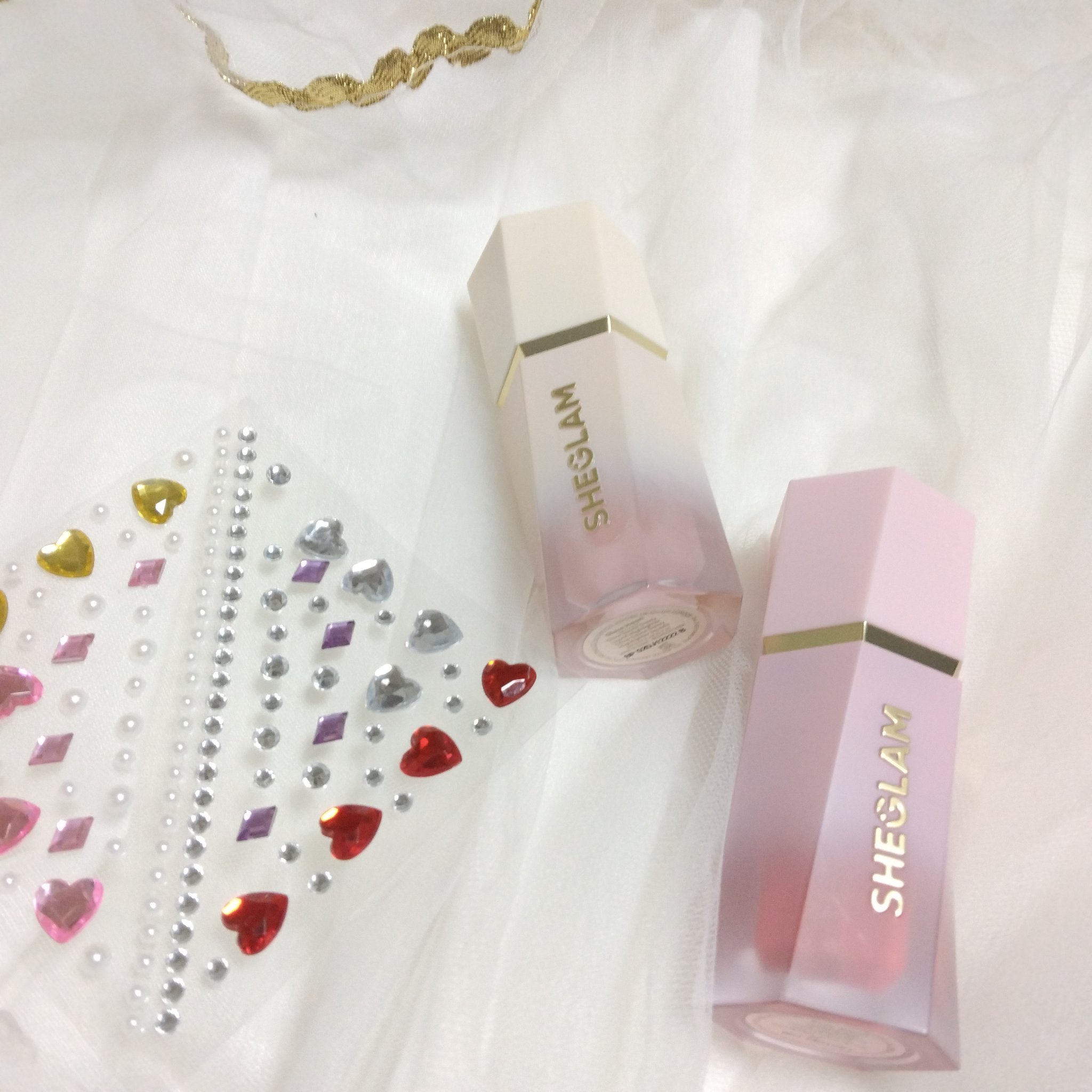 Festive Glow ギフトセット - Rose Ritual & Glass Heart/SHEGLAM/キット・セットを使ったクチコミ（2枚目）