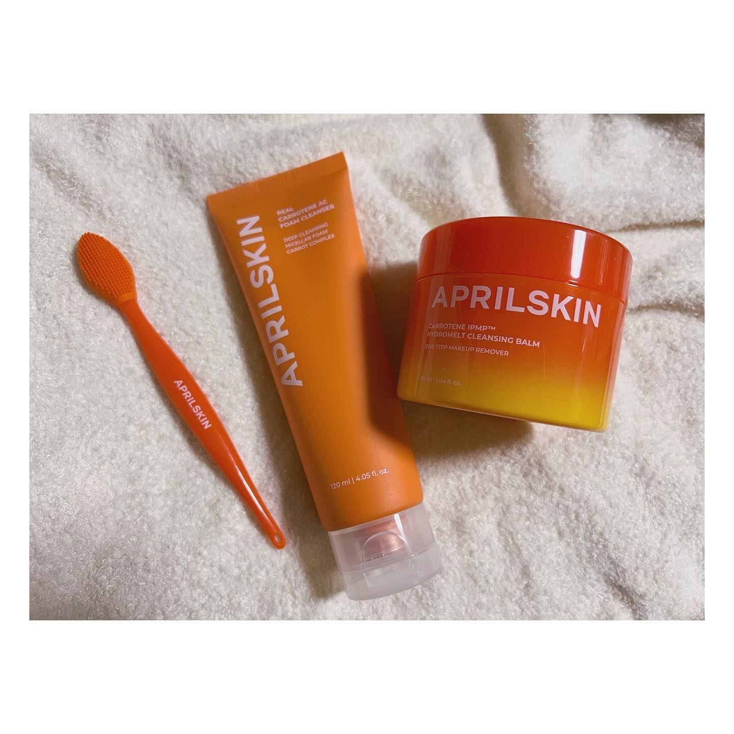 リアルカロテンクレンジングフォーム/APRILSKIN/洗顔フォームを使ったクチコミ（1枚目）