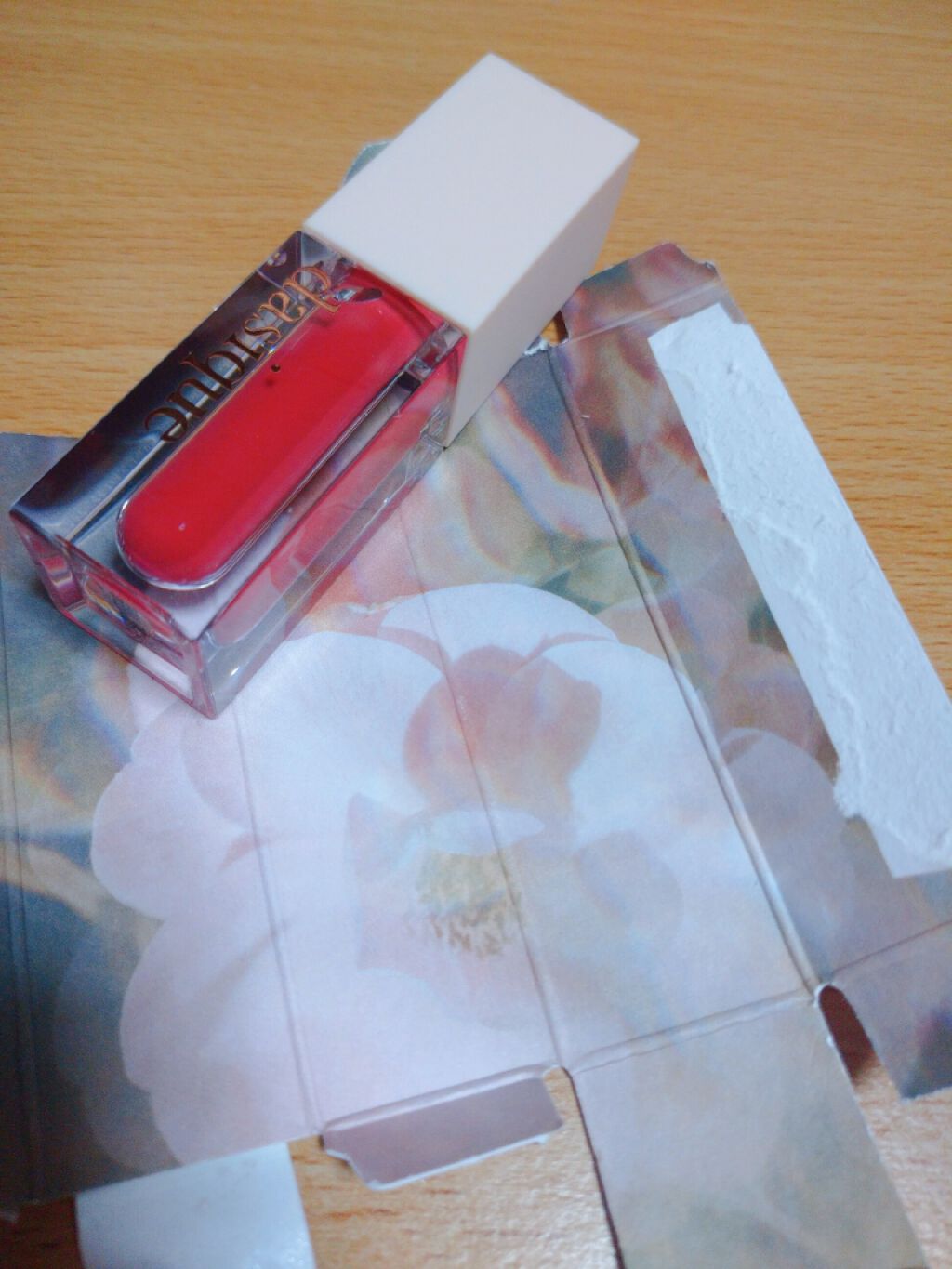 ウォーターグロスティント/dasique/リップティントを使ったクチコミ(4枚目)