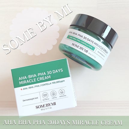 AHA·BHA·PHA 30デイズミラクルクリーム/SOME BY MI/フェイスクリームを使ったクチコミ(1枚目)