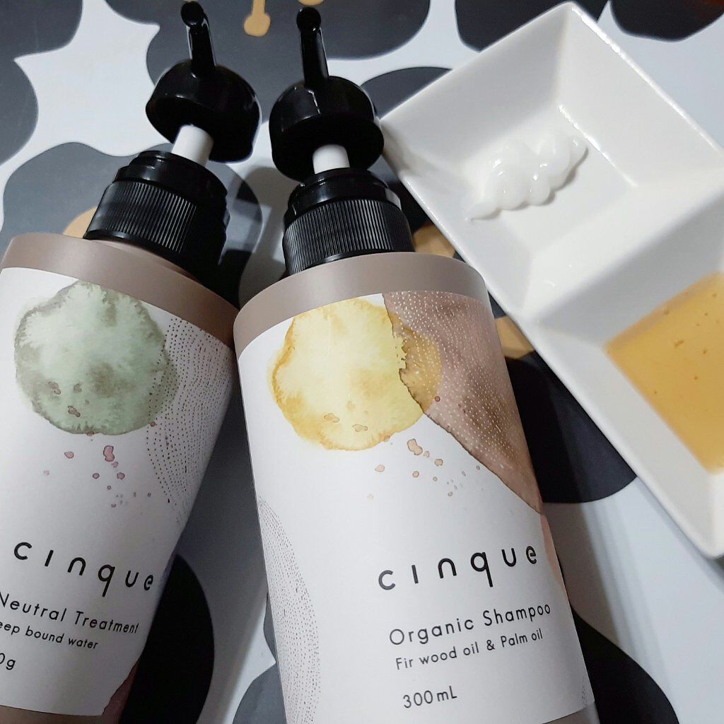 サンクオーガニックシャンプー/ニュートラルトリートメント/cinque/市販シャンプーを使ったクチコミ（1枚目）