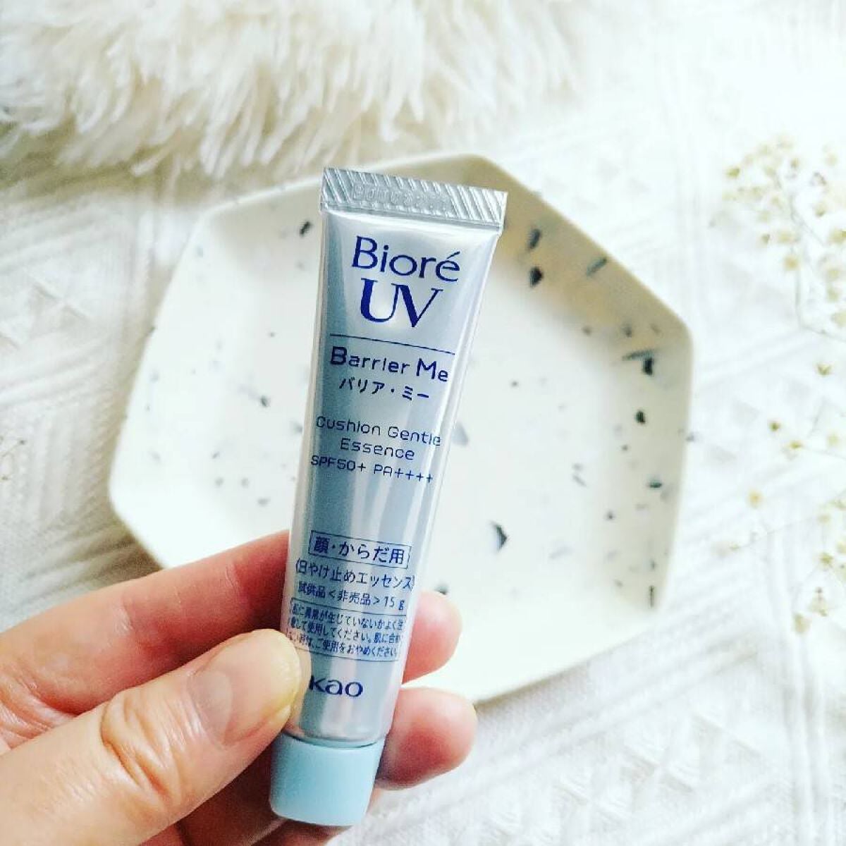 ビオレUV バリアミー クッションジェントルエッセンス /ビオレ/日焼け止めクリームを使ったクチコミ(1枚目)