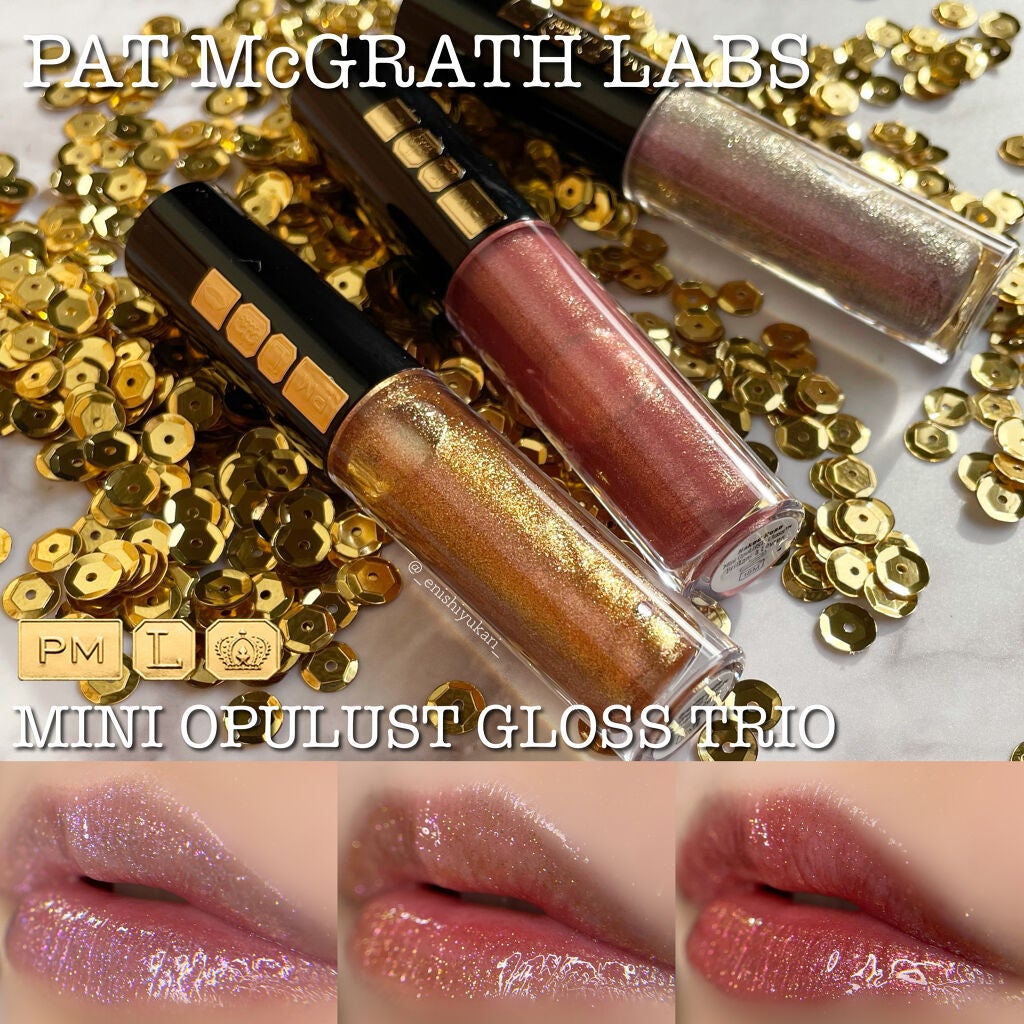 Mini OpuLUST:Gloss Lip Gloss Trio/PAT McGRATH LABS/リップグロスを使ったクチコミ(1枚目)