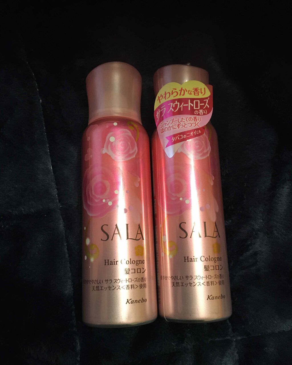 髪コロンB(サラ スウィートローズの香り)/SALA/ヘアミストを使ったクチコミ（1枚目）