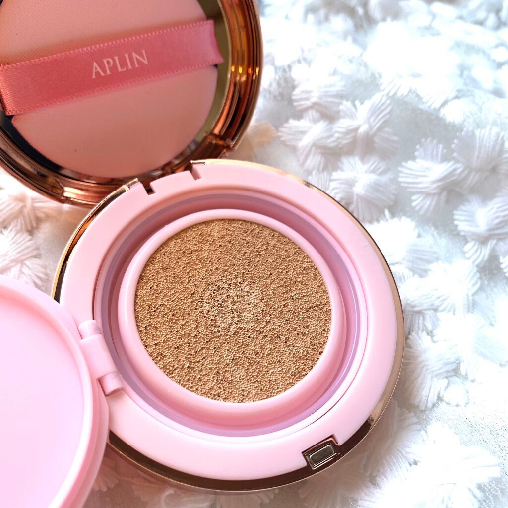 ピンクティーツリーカバークッション/APLIN/クッションファンデーションを使ったクチコミ(3枚目)