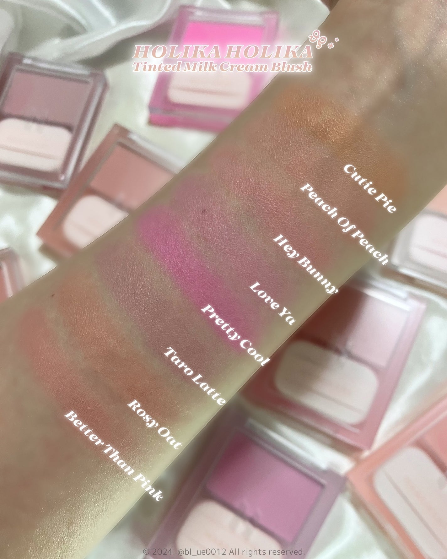 ティンテッドミルククリームブラッシュ /HOLIKA HOLIKA/ジェル・クリームチークを使ったクチコミ(4枚目)