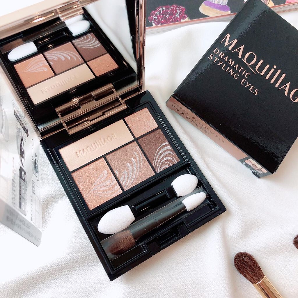 ドラマティックスタイリングアイズ/マキアージュ/アイシャドウパレットを使ったクチコミ（3枚目）