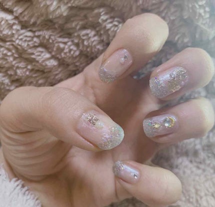 しずくネイルシール/キャンドゥ/ネイルシールを使ったクチコミ(1枚目)