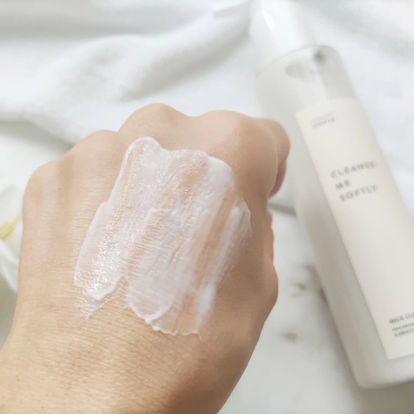 クレンズ ミー ソフトリー ミルククレンザー/SIORIS/ミルククレンジングを使ったクチコミ(4枚目)