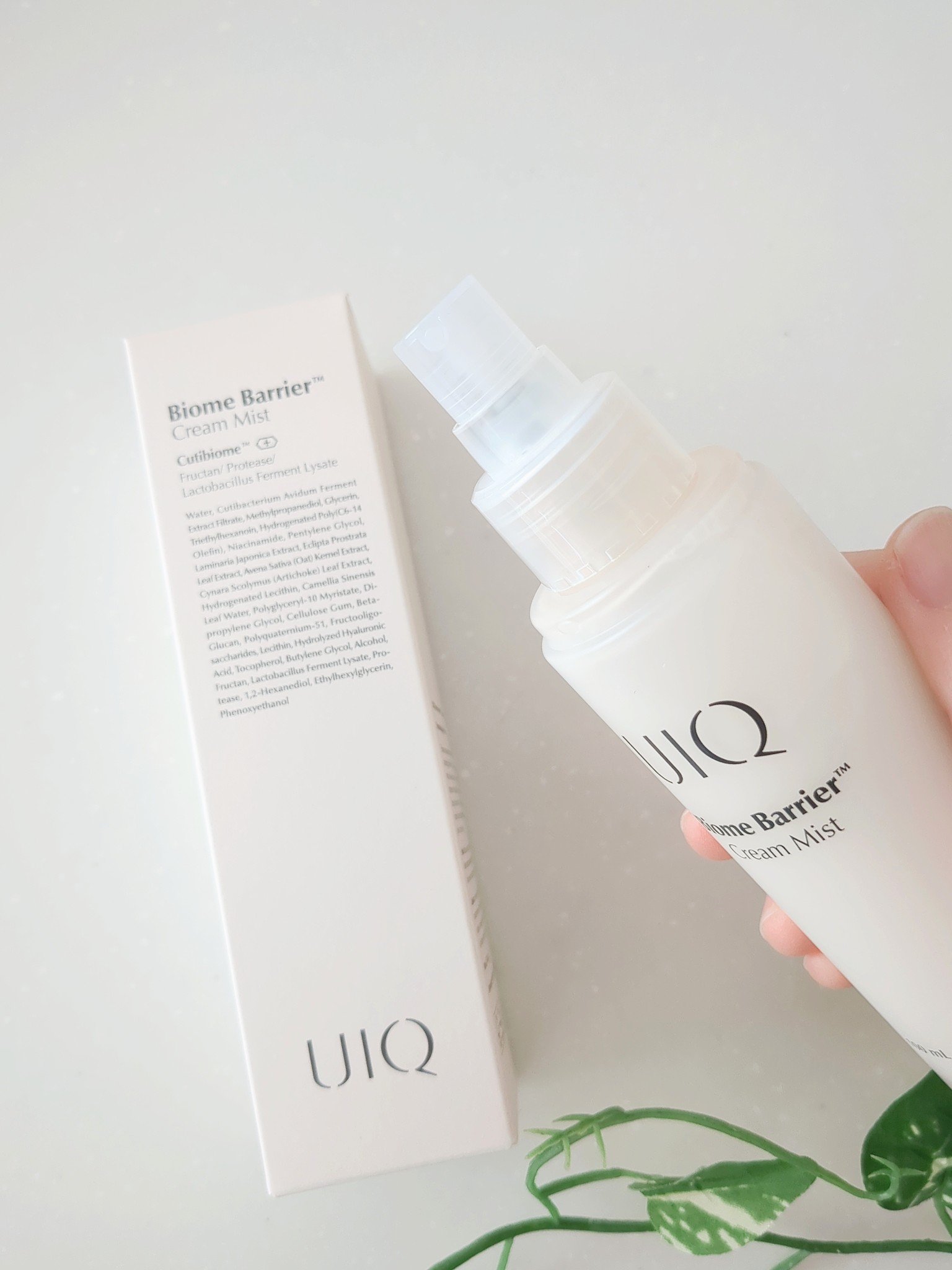 バイオームバリア クリームミスト/UIQ/ミスト状化粧水を使ったクチコミ（3枚目）