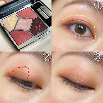 【旧】サンク クルール クチュール/Dior/アイシャドウパレットを使ったクチコミ(4枚目)