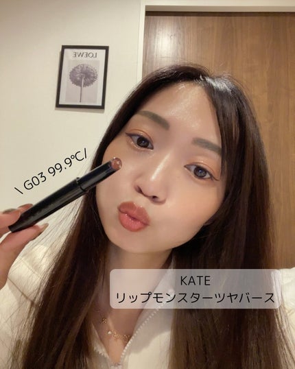 ケイト リップモンスター ツヤバース/KATE/口紅を使ったクチコミ(1枚目)