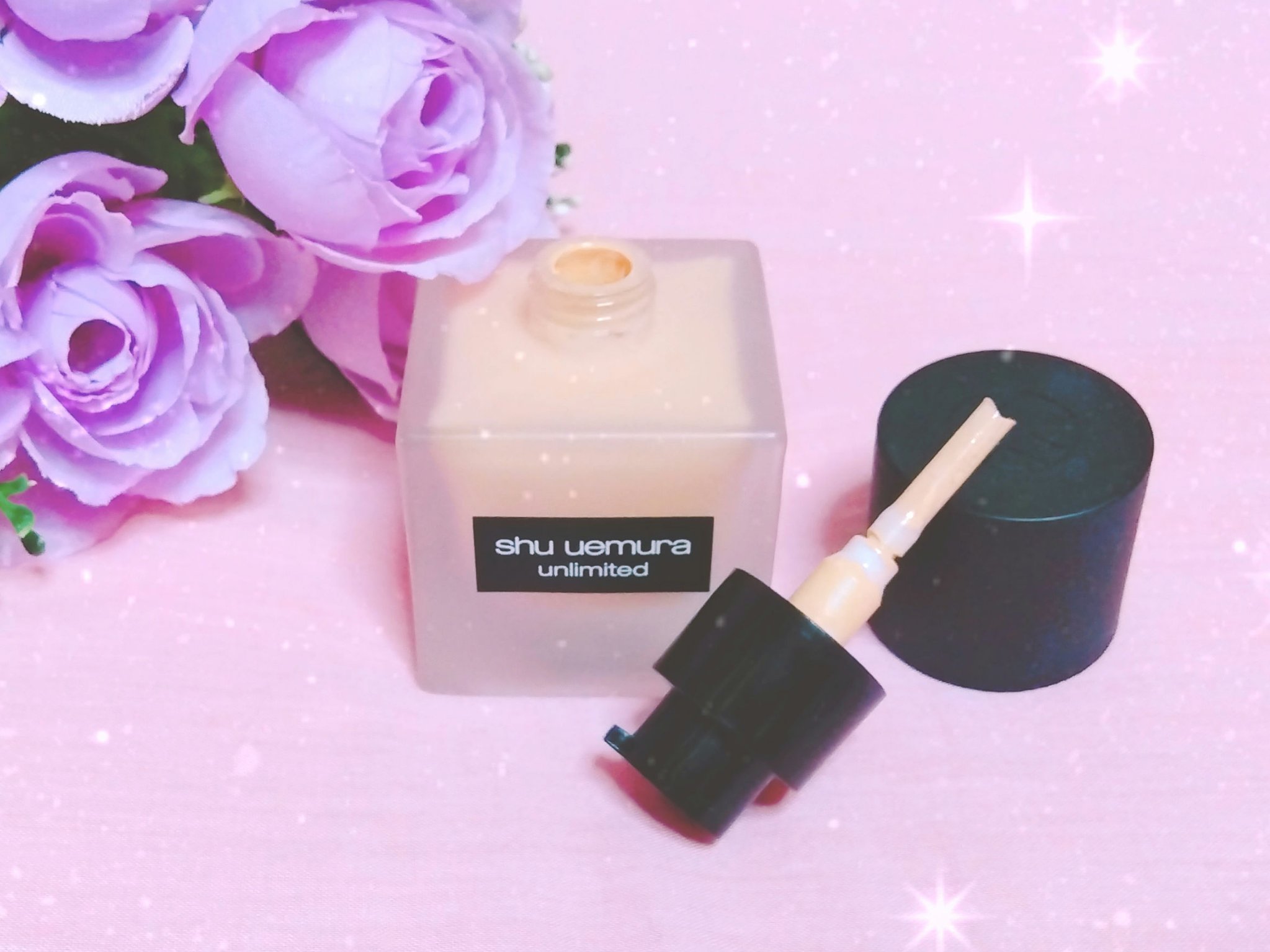 （旧）アンリミテッド ラスティング フルイド/shu uemura/リキッドファンデーションを使ったクチコミ（1枚目）