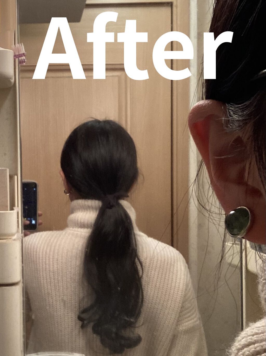 ポニーテールウィッグ/DAISO/ヘアアクセサリーを使ったクチコミ（3枚目）