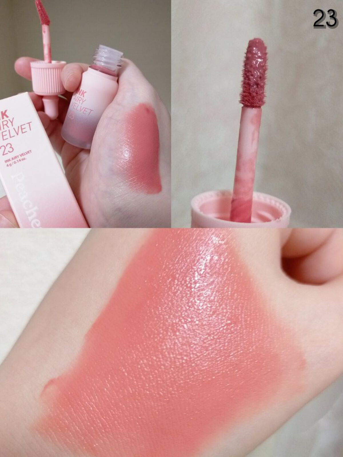 インク エアリー ベルベット/PERIPERA/口紅を使ったクチコミ(4枚目)