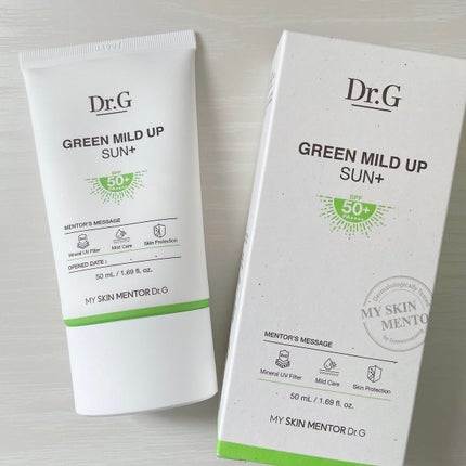 グリーンマイルドアップサンプラス/Dr.G/日焼け止めクリームを使ったクチコミ(2枚目)