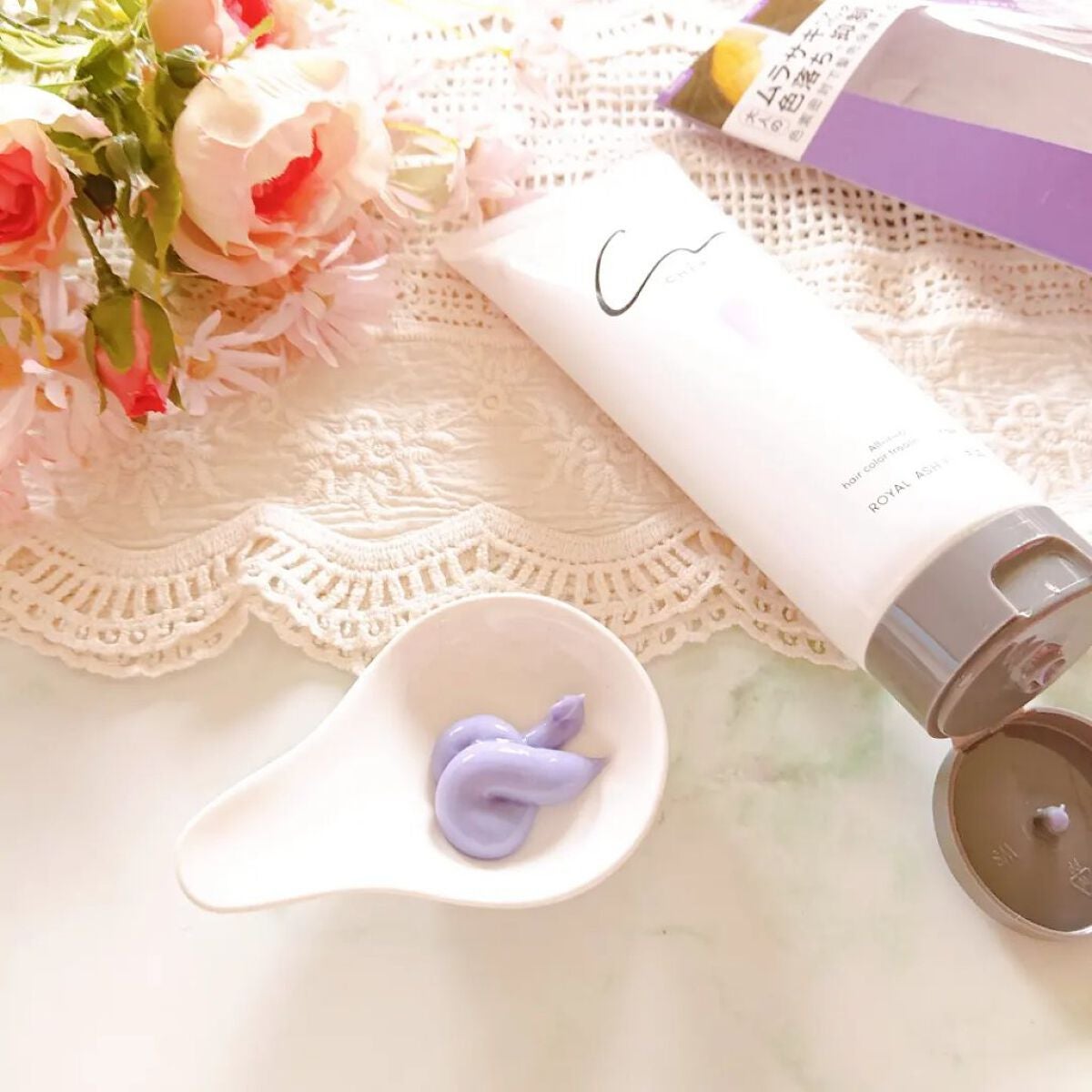 オールインワンヘアパック/シェリーヴェール/ヘアカラーを使ったクチコミ(2枚目)