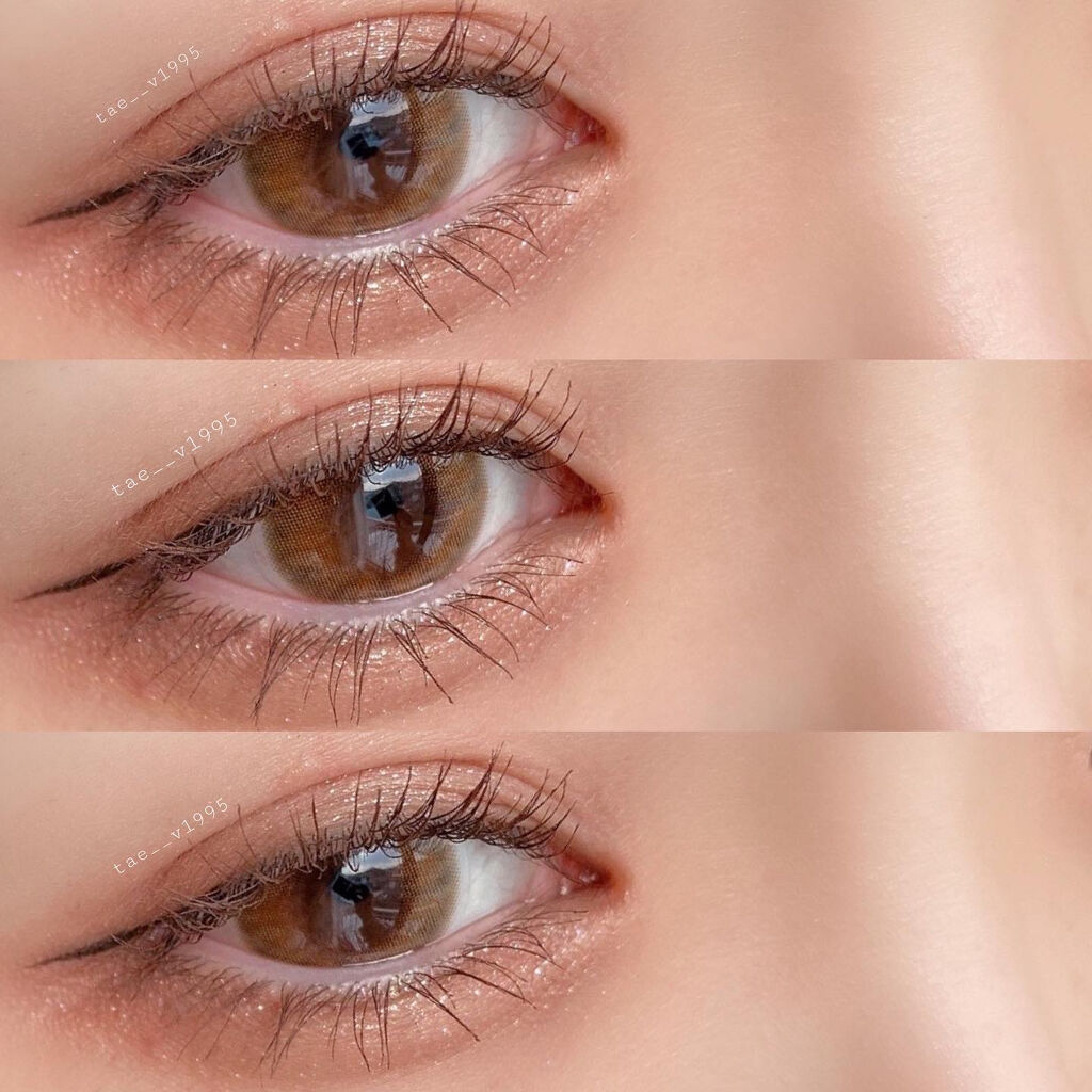 アミューズ(A.Muse) ブラウン (Brown)/OLOLA/カラーコンタクトレンズを使ったクチコミ（2枚目）