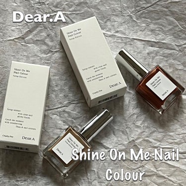 シャインオンミーネイルカラー SE04. FORGET ME NOT/Dear.A/マニキュアを使ったクチコミ（1枚目）