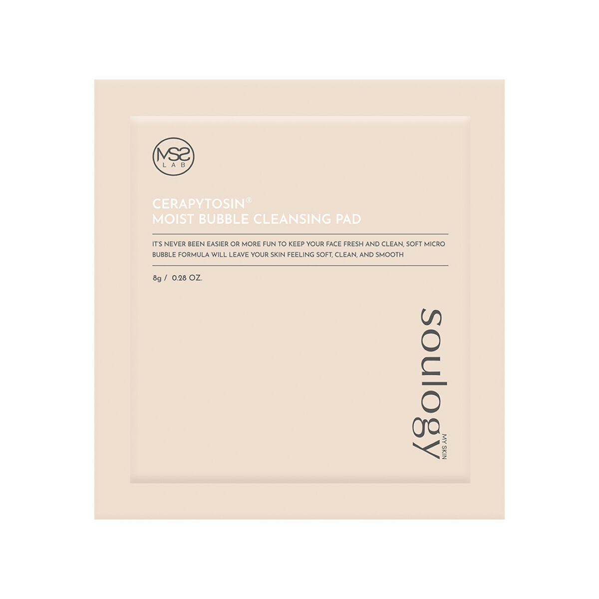 MY SKIN SOULOGY セラフィトシンモイストバブルクレンジングパッド