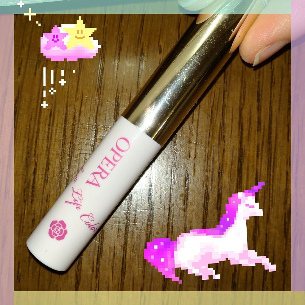 シアーリップカラー（旧） 04 コーラルピンク/OPERA/リップグロスを使ったクチコミ（1枚目）