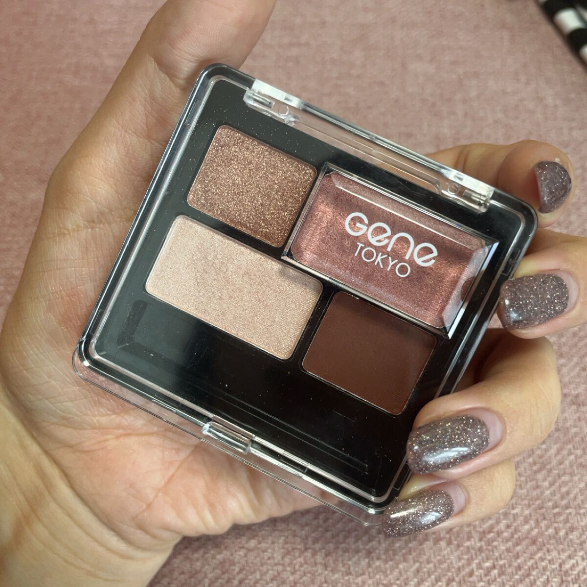 リラクシーアイシャドウ/GENE TOKYO/アイシャドウパレットを使ったクチコミ(3枚目)