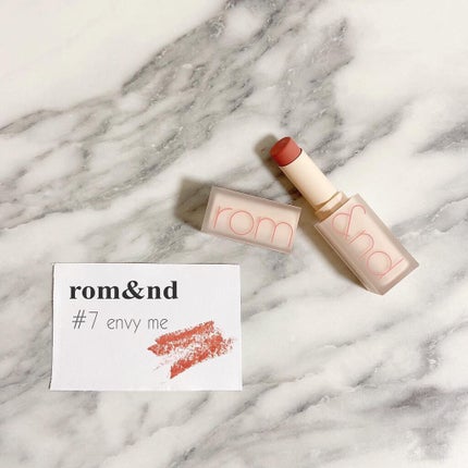ゼロマットリップスティック/rom&nd/口紅を使ったクチコミ(2枚目)