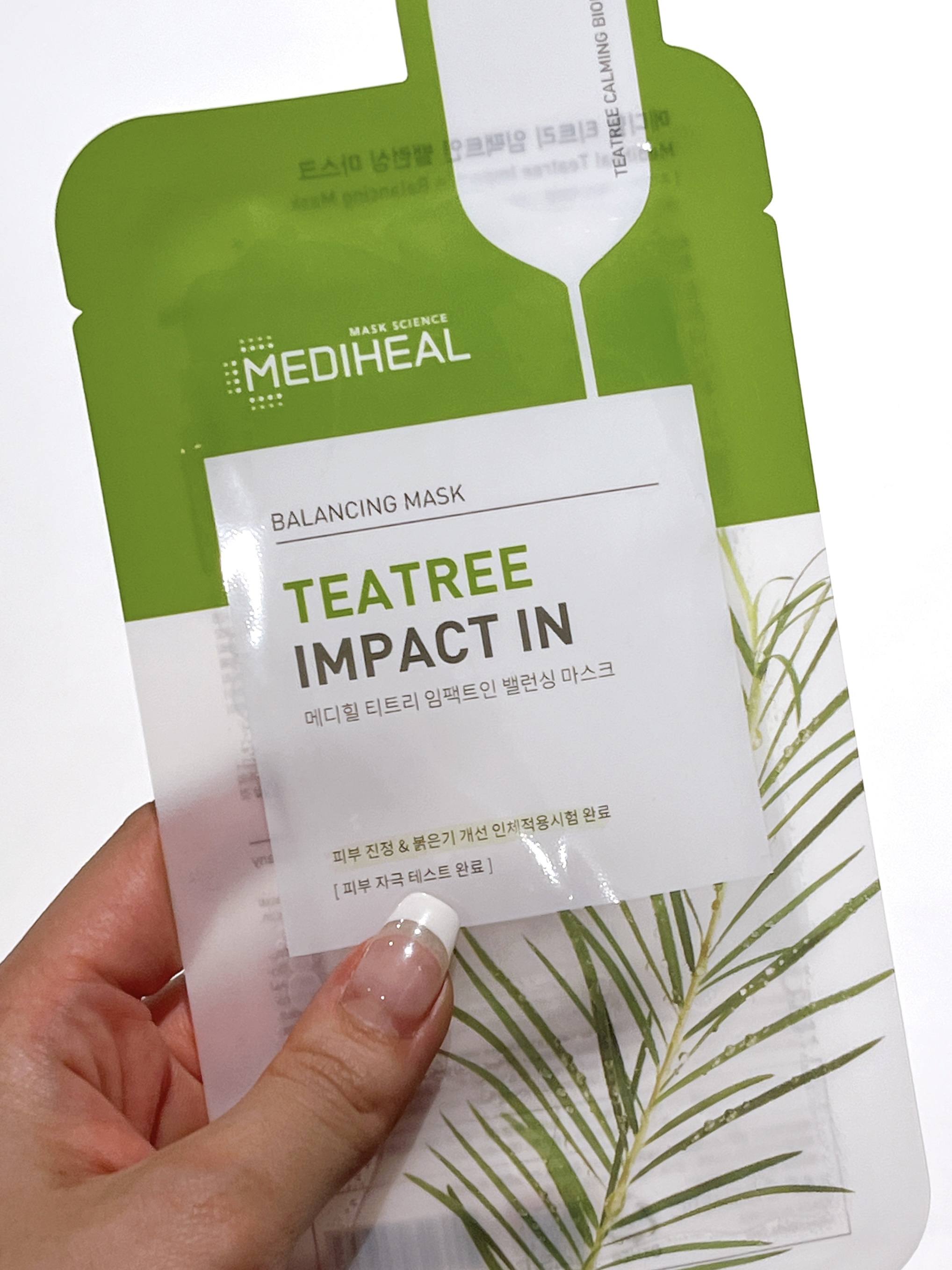 ティーツリーインパクトインバランシングマスク/MEDIHEAL/シートマスク・パックを使ったクチコミ（2枚目）