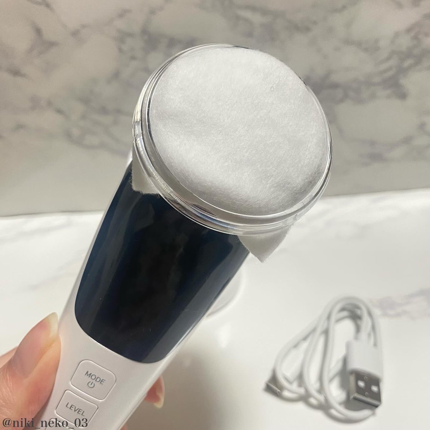 多機能温冷美顔器/ANLAN/美顔器・マッサージを使ったクチコミ(6枚目)