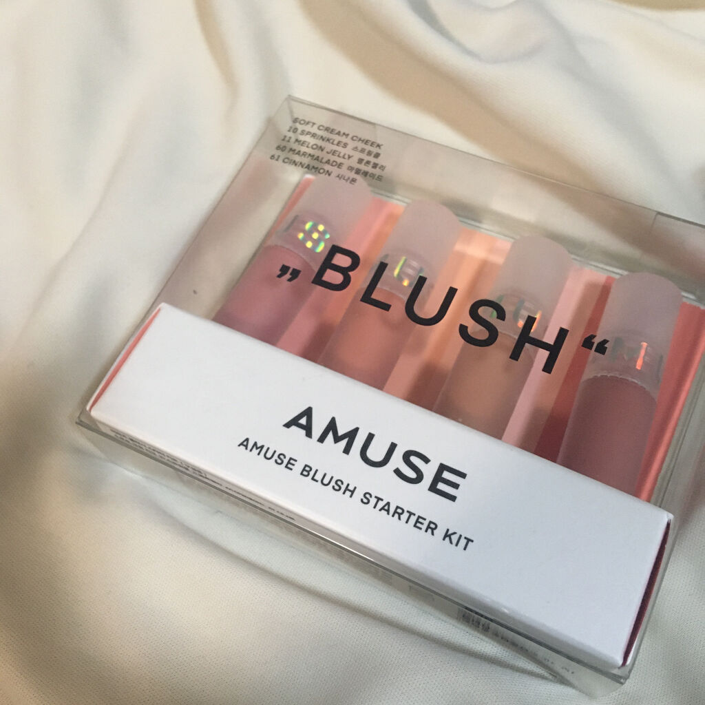 ミニブラッシュキット/AMUSE/リキッドチークを使ったクチコミ（1枚目）