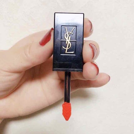 ルージュ ピュールクチュール ヴェルニ ヴィニルクリーム/YVES SAINT LAURENT BEAUTE/口紅を使ったクチコミ(3枚目)