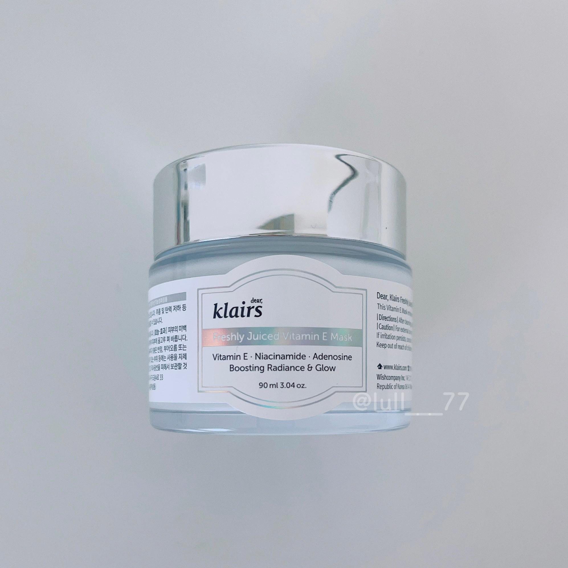 フレッシュリージュースドビタミンEマスク(90g)/Klairs/フェイスクリームを使ったクチコミ（1枚目）