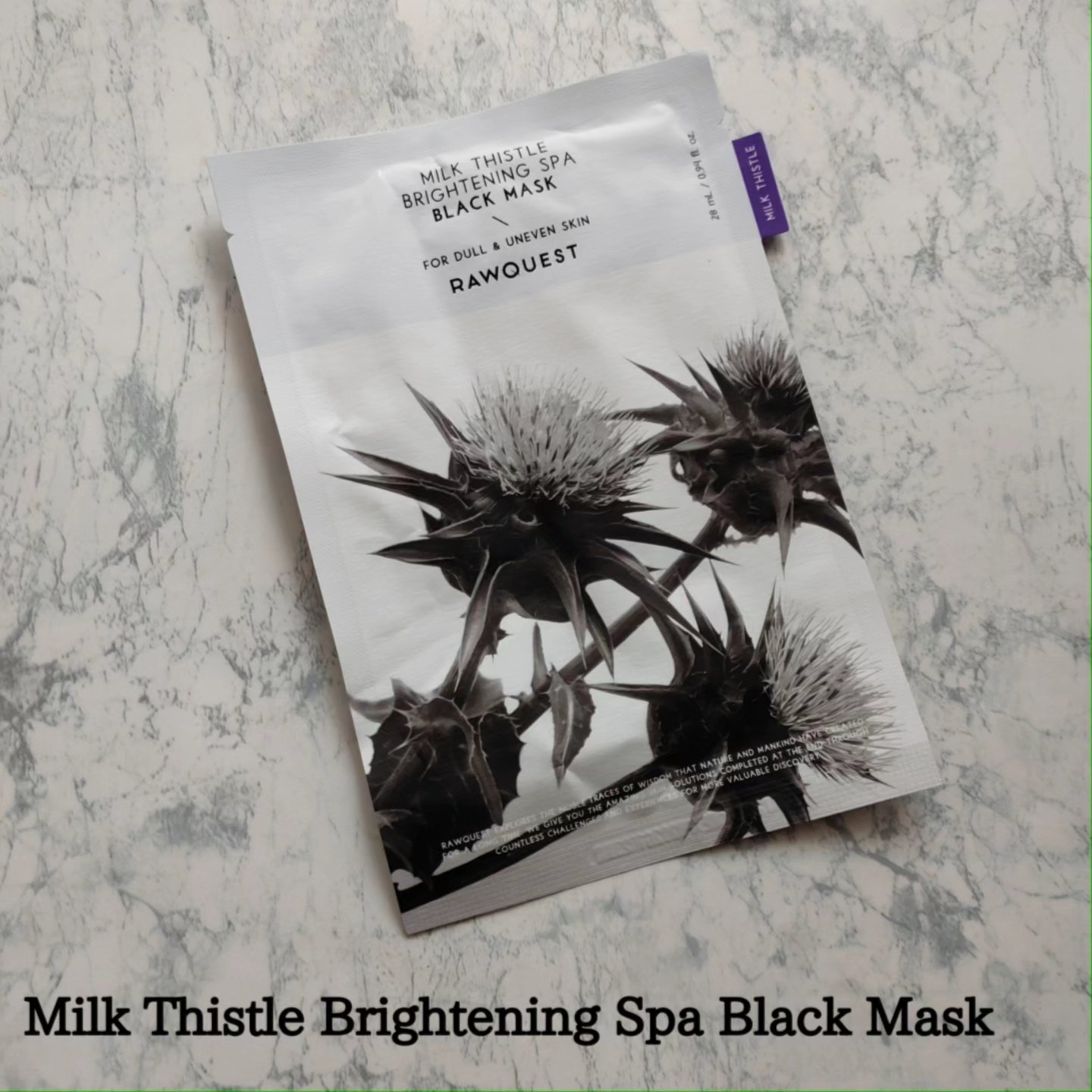 ミルクシスルブライトニングスパブラックマスク/RAWQUEST/シートマスク・パックを使ったクチコミ（2枚目）
