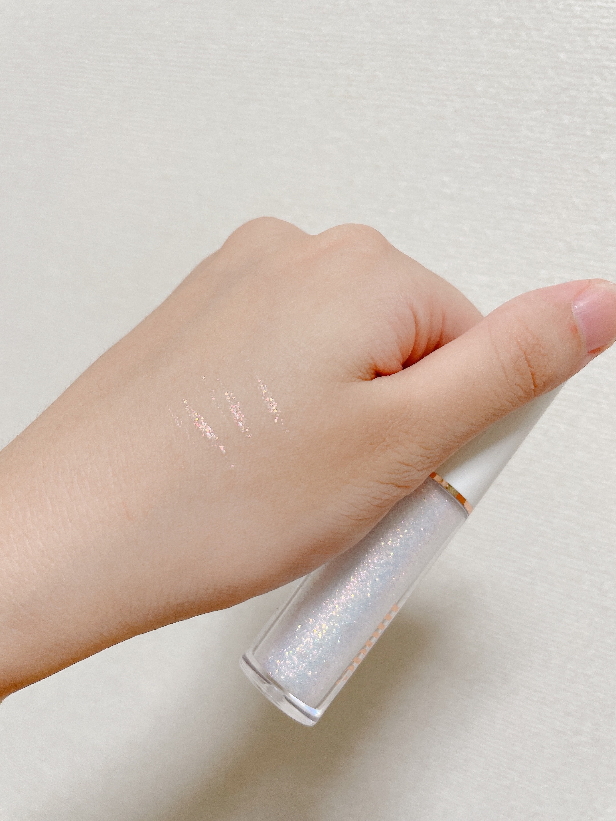 MD ドリーミーグリッター/mude./グリッターを使ったクチコミ（2枚目）