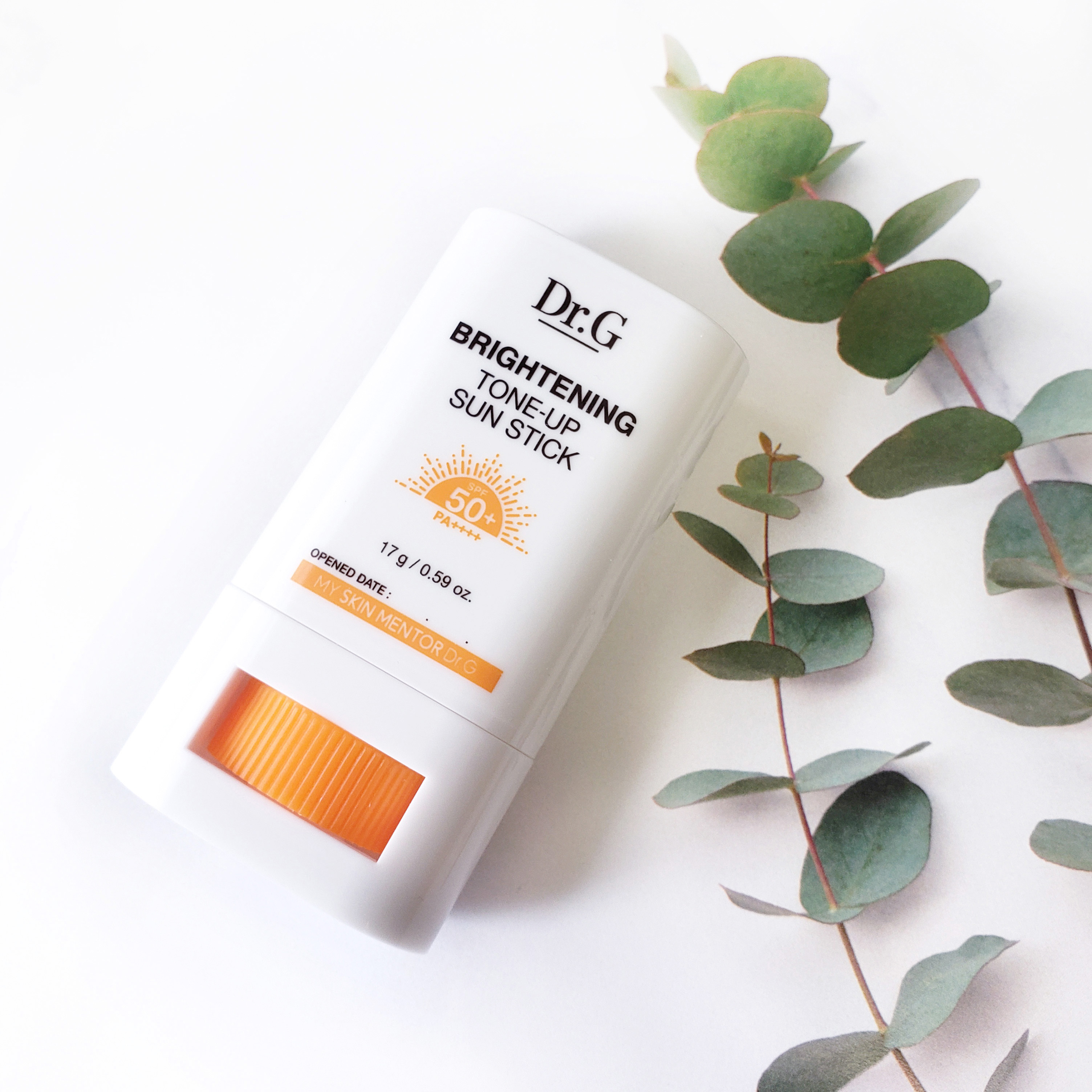 ブライトニングアップサンスティック SPF50+ PA++++/Dr.G/日焼け止めスティックを使ったクチコミ（1枚目）