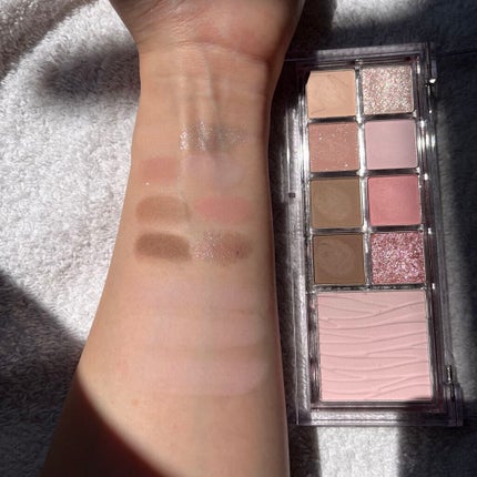 ミックスブラーリングアイパレット/wakemake/マルチパレットを使ったクチコミ(4枚目)