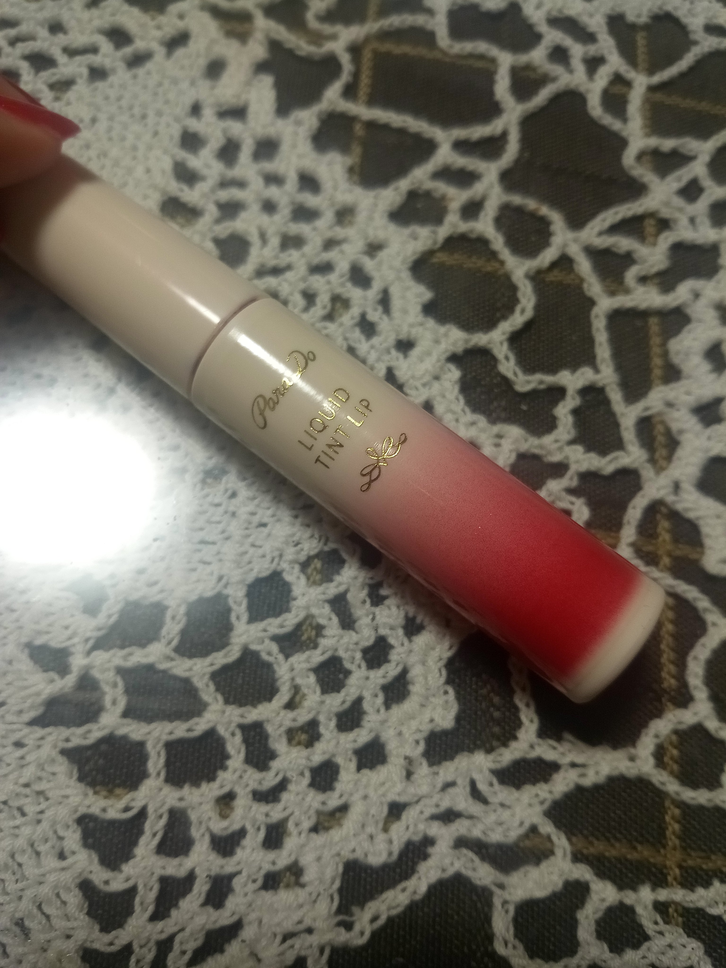 リキッドティントリップ RD01 フィグ(レッド系)/パラドゥ/リップティントを使ったクチコミ（1枚目）