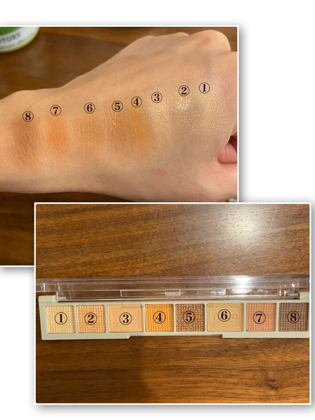 アイシャドウ パレット 8カラー/NOVO/アイシャドウパレットを使ったクチコミ(9枚目)