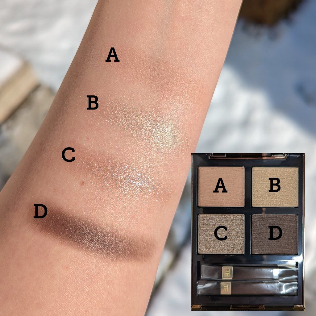 アイ カラー クォード/TOM FORD BEAUTY/アイシャドウパレットを使ったクチコミ（2枚目）