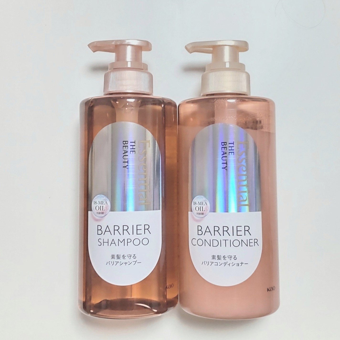 ザビューティ 髪のキメ美容素髪を守る バリアシャンプー/コンディショナー/エッセンシャル/シャンプー・コンディショナーを使ったクチコミ(1枚目)