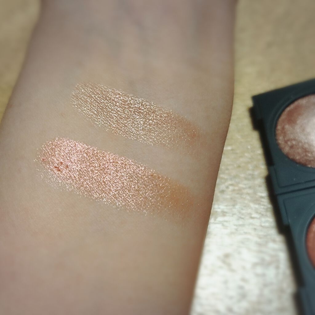 プリズム エアー シャドウ 03 AFTER GLOW/CLIO/単色アイシャドウを使ったクチコミ（3枚目）