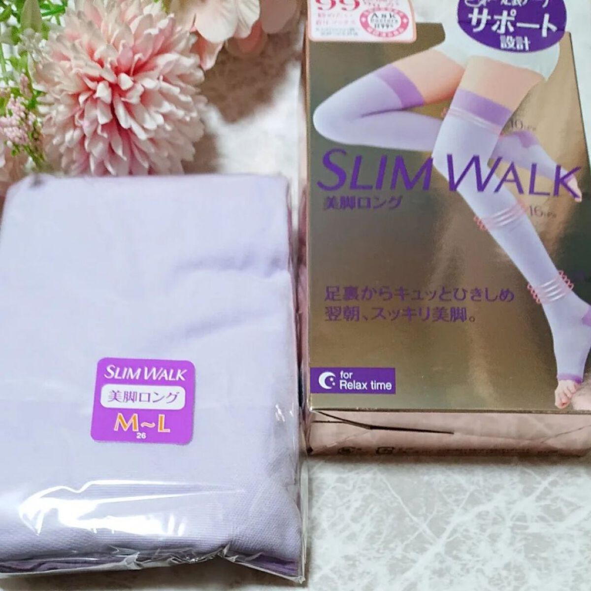 美脚ロング/SLIMWALK/着圧ソックス・レギンスを使ったクチコミ（3枚目）