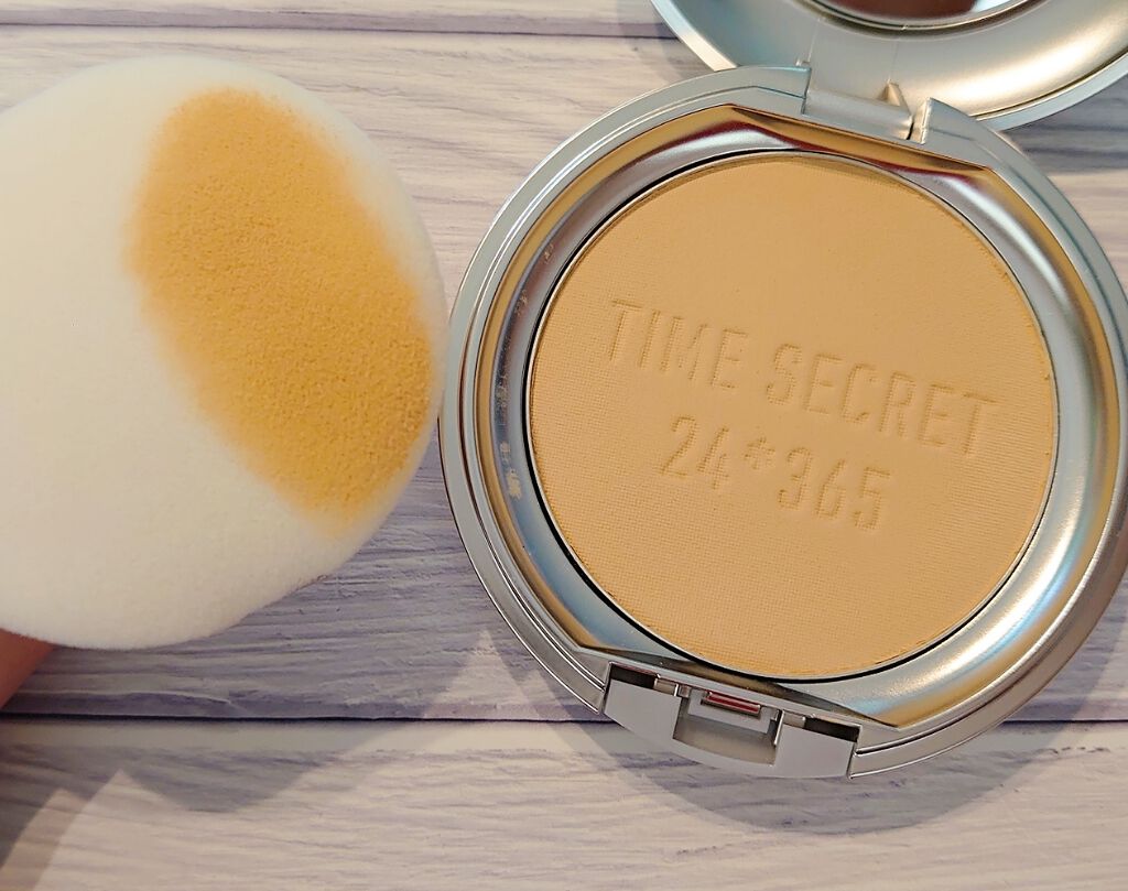 ミネラルプレストパウダーR ミディアムオークル/TIME SECRET/プレストパウダーを使ったクチコミ（3枚目）