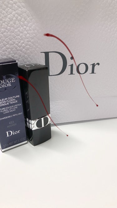 ルージュ ディオール 453 アドレ サテン（生産終了）/Dior/口紅を使ったクチコミ（3枚目）
