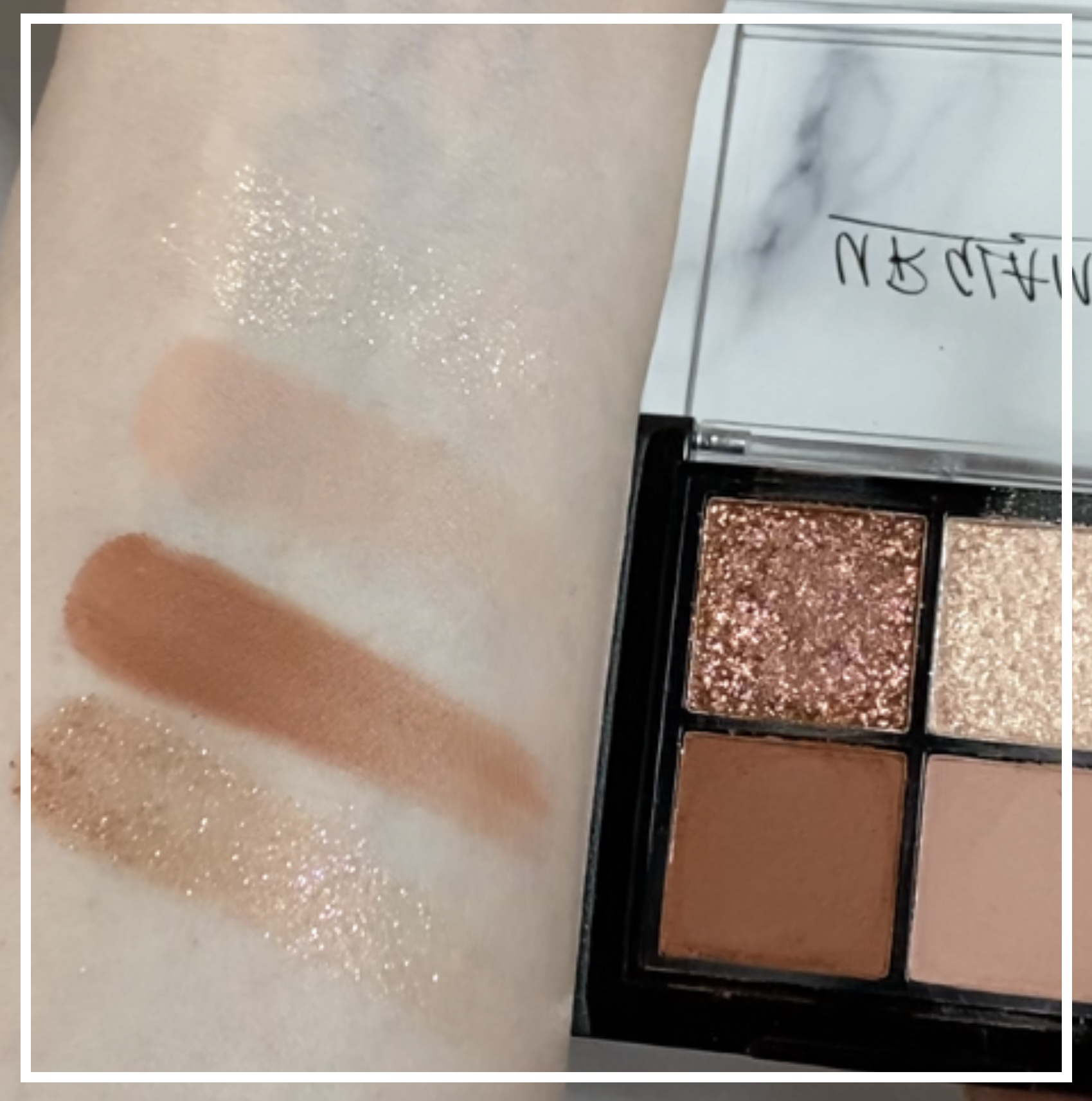 UR GLAM グリッターアイズ /U R GLAM/アイシャドウパレットを使ったクチコミ（2枚目）